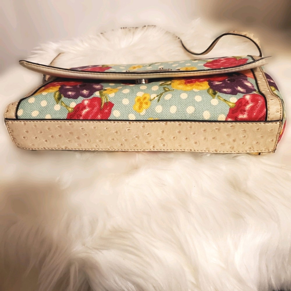 Relic By Fossil Woven Floral Pattern Shoulder Bag - image 8